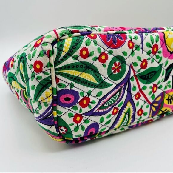 Vera Bradley Abby Quilted Fabric Floral Satchel - Picture 6 of 7